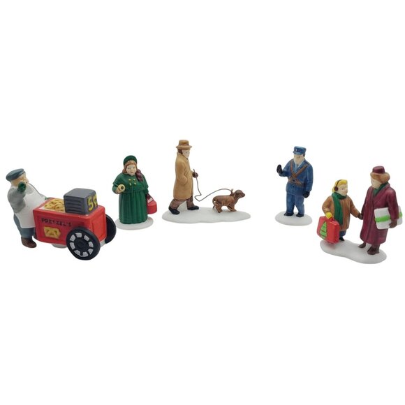 Heritage Village Collection City People Set Of 5 Handpainted Porcelain Figurines - Picture 4 of 9